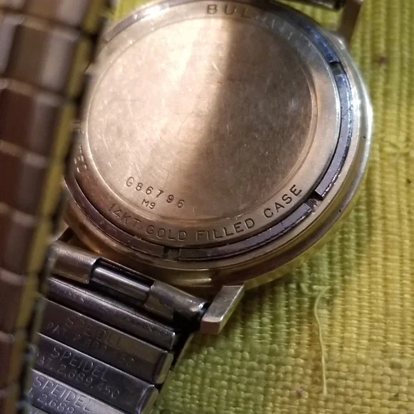 Rare Vintage 60s Bulova Accutron MO 14k Gold Filled Mens Watch - Picture 2 of 9
